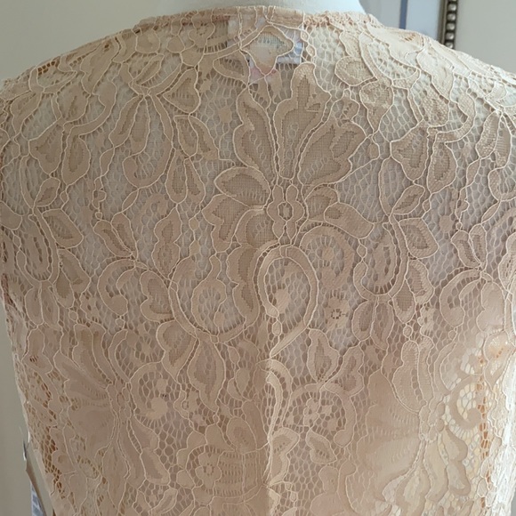 • Lularoe Cream Lace Joy • - Picture 5 of 8